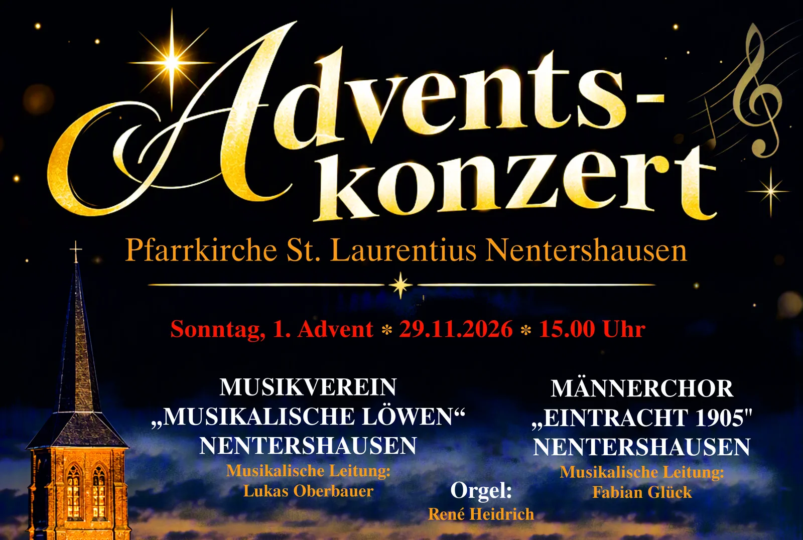 Adventskonzert – Musik verbindet
